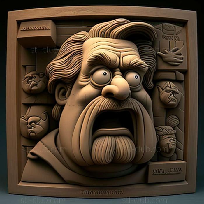 3D model Matt Groening (STL)